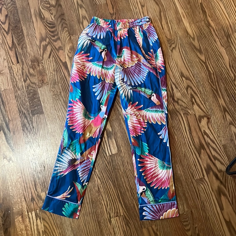 FARM RIO pattern/toucan pants